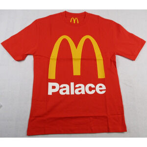 Palace x McDonald's Logo T-Shirt – Red Medium New 1282